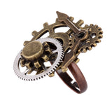 Steampunk Zahnräder Ring