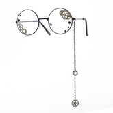 Steampunk Zahnradrundbrille