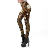 Steampunk Zeitmaschine Leggings