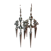 Viktorianische Dornen Ohrringe
