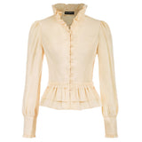 Viktorianischer Stehkragenbluse