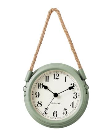 Vintage Wanduhr Grün