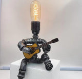 Steampunk Lampe Gitarrist