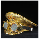 Goldener Steampunk Offiziershut