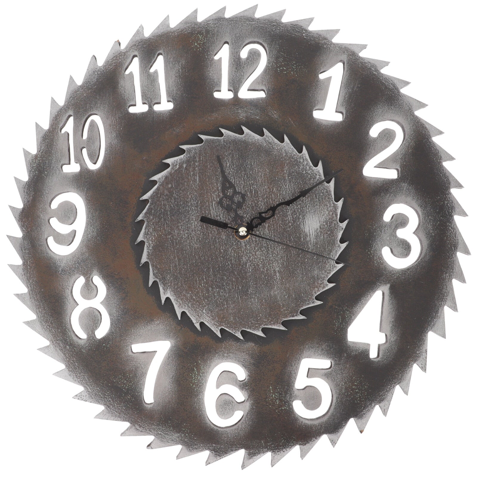 Industrielle Säge Wanduhr