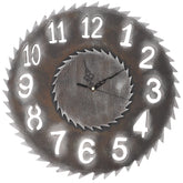 Industrielle Säge Wanduhr