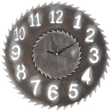 Industrielle Säge Wanduhr