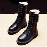 Steampunk Fleece Stiefel