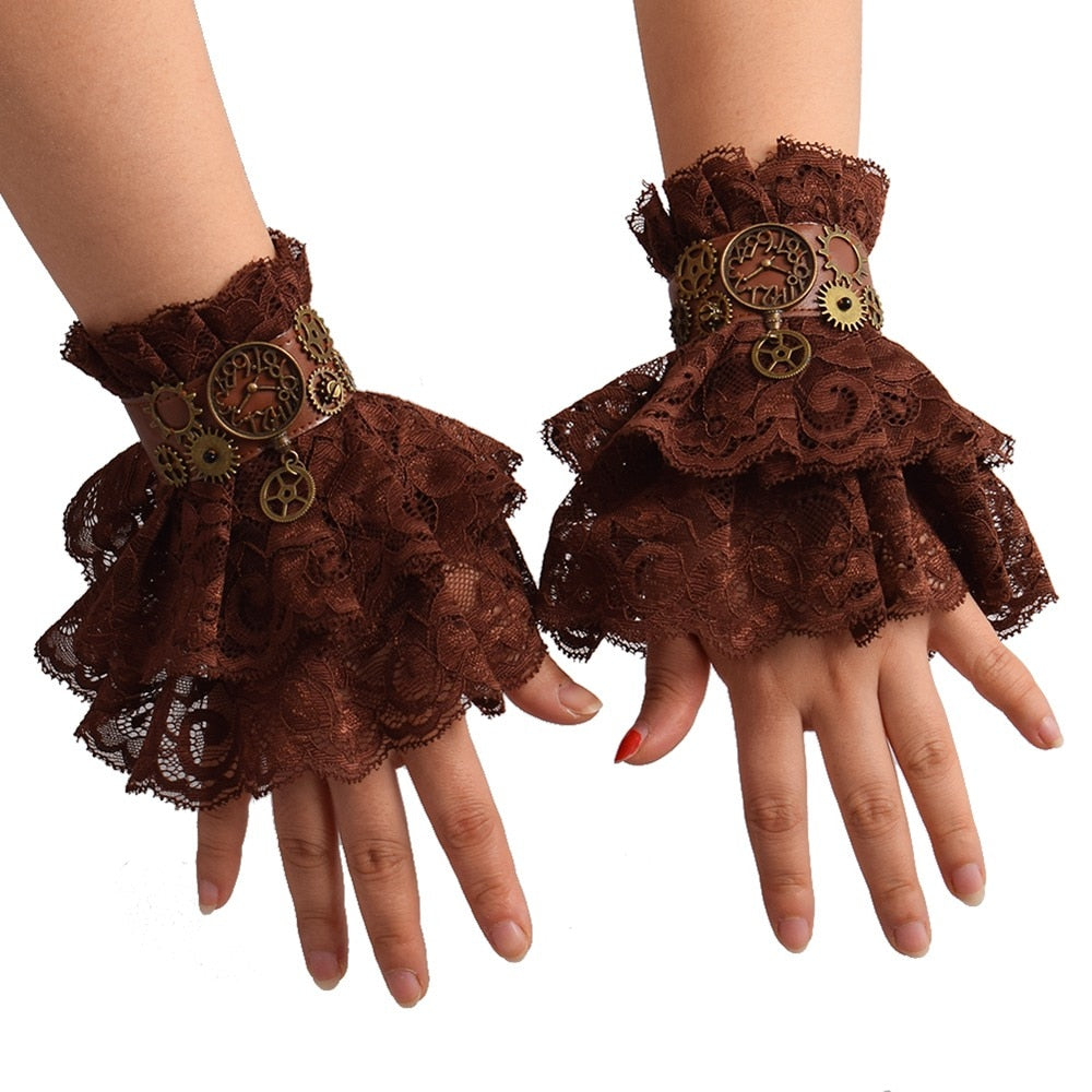 Steampunk Damen Handschuhe