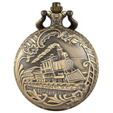 Steampunk Eisenbahn Taschenuhr