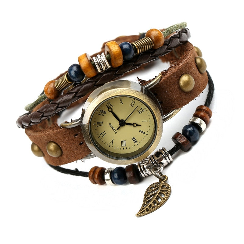 Steampunk Ethno Armbanduhr