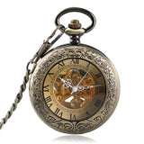 Steampunk Gravur Taschenuhr