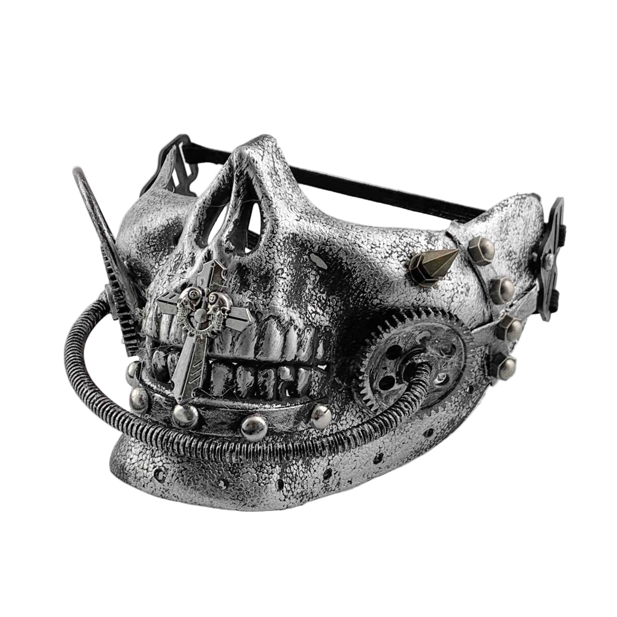 Steampunk Halb Schadel Maske