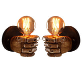 Steampunk Handhalter Lampe