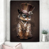 Steampunk Katze Bild