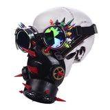 Steampunk Maske mit Schutzbrille