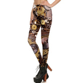 Steampunk Retro Mechanik Leggings
