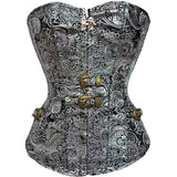 Steampunk Silber Korsett