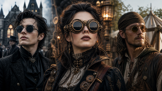 Sonnenbrille für Festivals: Style-Guide für Gothic, Mittelalter & Steampunk