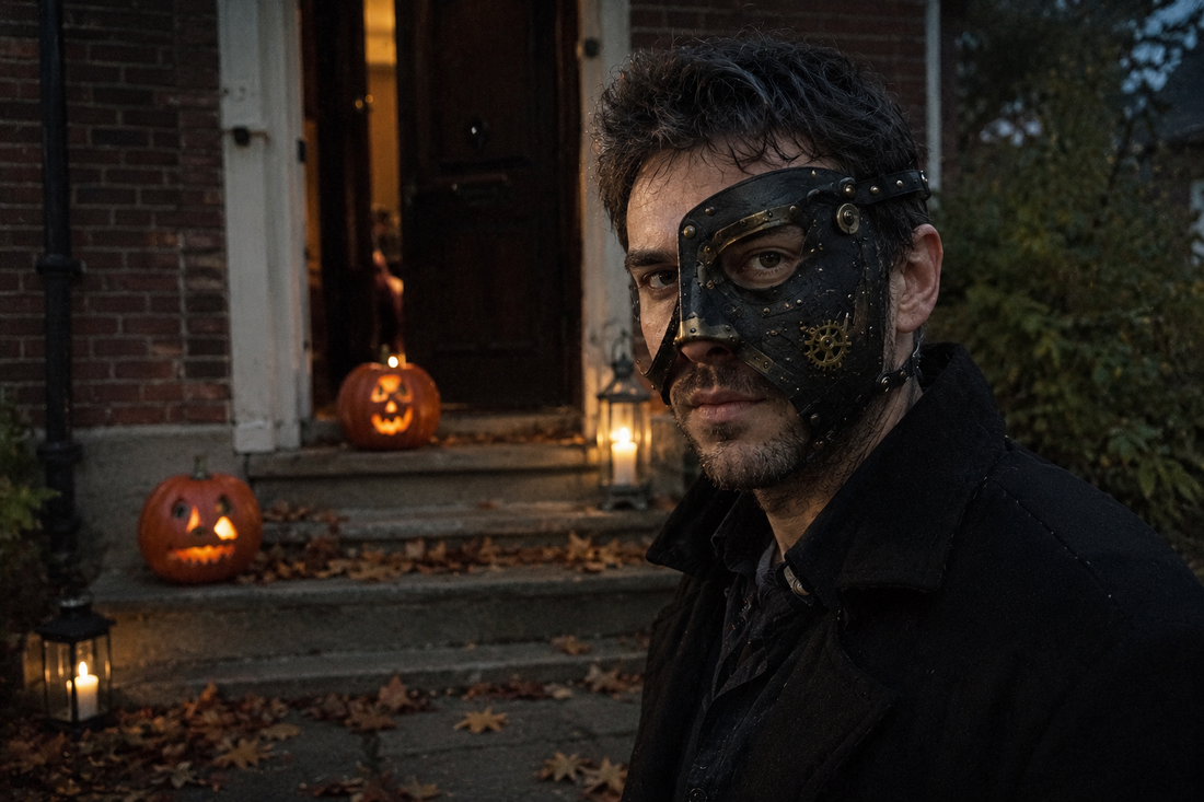 Steampunk Maske für Halloween