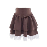 Brauner Steampunk Lolita Rock