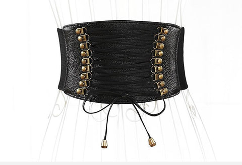 Breiter Schwarzer Steampunk Gürtel