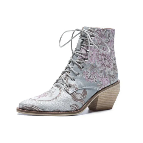 Florale Viktorianische Stiefel