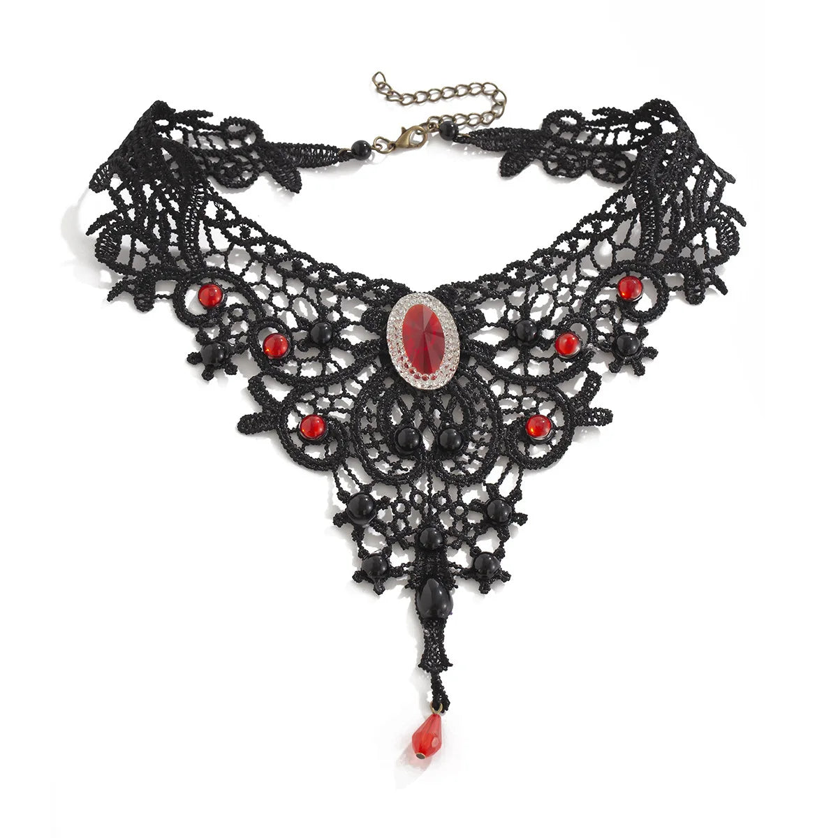 Gothic Blütenhalsband