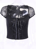 Gothic Damenbluse