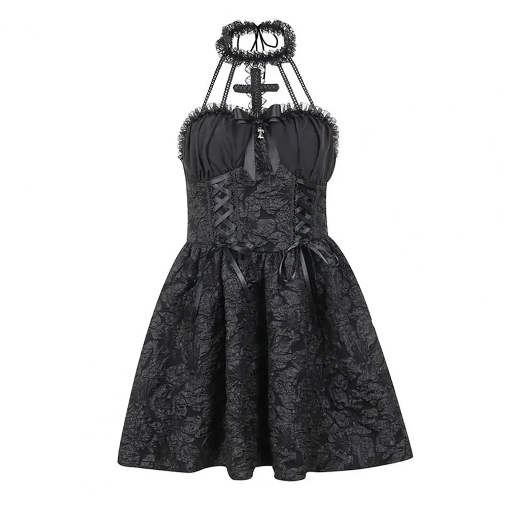 Gothic Kreuzkleid