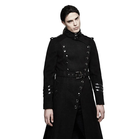 Gothic Langmantel Schwarz