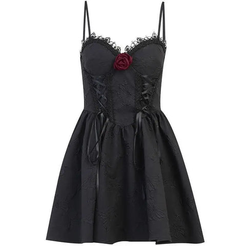Gothic Rosenkleid