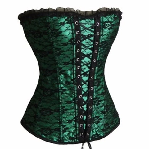 Gothic Spitzen Steampunk Korsett