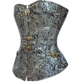 Steampunk Silber Korsett