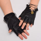Steampunk Handschuhe mit Kordeln