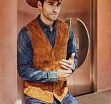 Steampunk Wildleder Weste