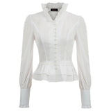 Viktorianischer Stehkragenbluse