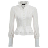 Viktorianischer Stehkragenbluse