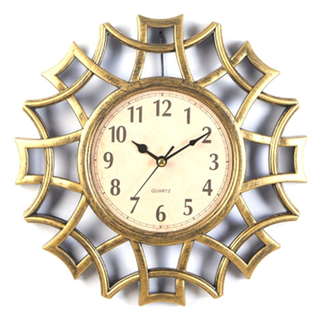Steampunk Geometrische Wanduhr