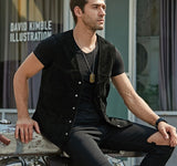 Steampunk Wildleder Weste