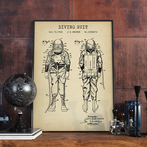 Steampunk Taucheranzug Bild
