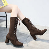 Steampunk Diva Schnürstiefel