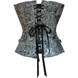 Steampunk Silber Korsett