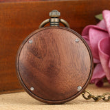 Steampunk Holz Taschenuhr
