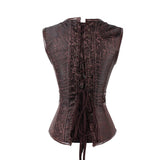 Steampunk Korsett Braun