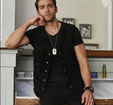 Steampunk Wildleder Weste