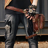 Steampunk Leder Tasche