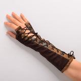 Braune Steampunk Handschuhe