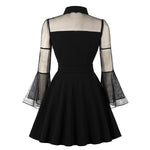 Netzärmeln Goth Kleid