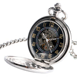 Steampunk Silber Taschenuhr